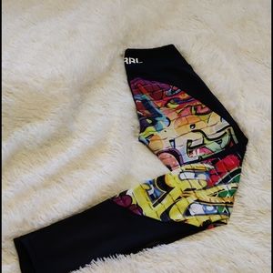 GRRRL urban brick house leggings